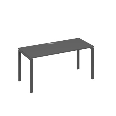 Стол письменный на металлокаркасе UNO антрацит премиум / металлокаркас антрацит А4 А1 015 АР