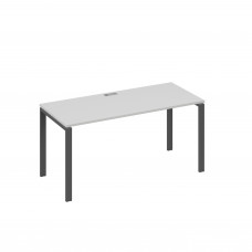 Стол письменный на металлокаркасе UNO серый / металлокаркас антрацит А4 А1 015 СЕ