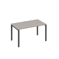 Стол письменный на металлокаркасе UNO мокко премиум / металлокаркас антрацит А4 А1 024 МП