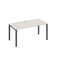 Стол письменный на металлокаркасе UNO дуб / металлокаркас антрацит А4 А1 025 ДШ