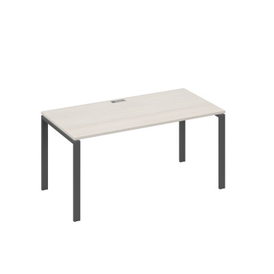 Стол письменный на металлокаркасе UNO дуб / металлокаркас антрацит А4 А1 025 ДШ