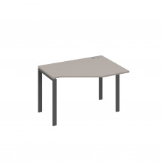 Стол эргономичный правый "Техно" на металлокаркасе UNO мокко премиум / металлокаркас антрацит А4 А1 052 МП