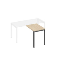 Брифинг-приставка с каркасом UNO дуб скандинавский / металлокаркас антрацит А4 А1 071 ДК