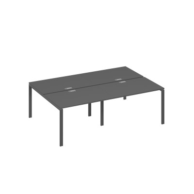 Рабочая станция металлокаркас UNO 4х120 антрацит премиум / металлокаркас антрацит А4 А1 176-2 АР