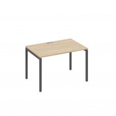 Стол письменный на металлокаркасе DUE дуб скандинавский / металлокаркас антрацит А4 А2 023 ДК