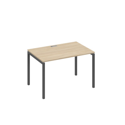 Стол письменный на металлокаркасе DUE дуб скандинавский / металлокаркас антрацит А4 А2 023 ДК