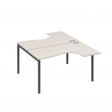 Станция каркас DUE столы (2х140) Классика дуб / металлокаркас антрацит А4 А2 181 ДШ