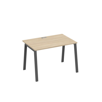 Стол письменный на металлокаркасе TRE дуб скандинавский / металлокаркас антрацит А4 А3 023 ДК