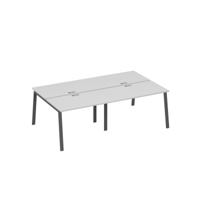 Рабочая станция 4х120 на металлокаркасе TRE серый / металлокаркас антрацит А4 А3 173-2 СЕ