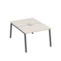 Станция (2х120) рабочая с металлокаркасом TRE дуб / металлокаркас антрацит А4 А3 176 ДШ