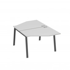 Рабочая станция TRE (2х120) со столами Техно серый / металлокаркас антрацит А4 А3 186 СЕ