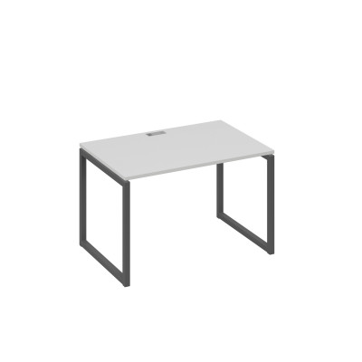 Стол письменный на металлокаркасе QUATTRO серый / металлокаркас антрацит А4 А4 023 СЕ