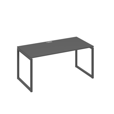 Стол письменный на металлокаркасе QUATTRO антрацит премиум / металлокаркас антрацит А4 А4 025 АР