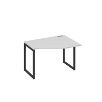 Стол эргономичный правый "Техно" на металлокаркасе QUATTRO серый / металлокаркас антрацит А4 А4 052 СЕ