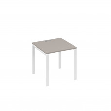 Стол письменный на металлокаркасе UNO мокко премиум / металлокаркас белый А4 Б1 021 МП