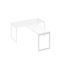 Брифинг-приставка металлокаркас QUATTRO белый премиум / металлокаркас белый А4 Б4 072 БП