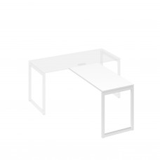 Брифинг-приставка металлокаркас QUATTRO белый премиум / металлокаркас белый А4 Б4 072 БП