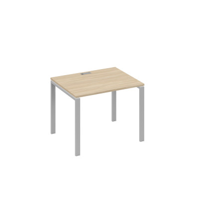 Стол письменный на металлокаркасе UNO дуб скандинавский / металлокаркас серый А4 С1 022 ДК