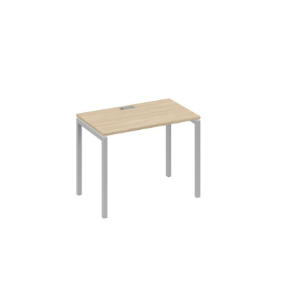 Стол письменный на металлокаркасе DUE дуб скандинавский / металлокаркас серый А4 С2 002 ДК
