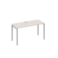 Стол письменный на металлокаркасе DUE дуб / металлокаркас серый А4 С2 004 ДШ