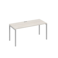 Стол письменный на металлокаркасе DUE дуб / металлокаркас серый А4 С2 015 ДШ