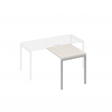 Брифинг-приставка на металлокаркасе DUE дуб / металлокаркас серый А4 С2 073 ДШ