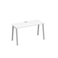 Стол письменный на металлокаркасе TRE белый премиум / металлокаркас серый А4 С3 004 БП