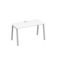 Стол письменный на металлокаркасе TRE белый премиум / металлокаркас серый А4 С3 014 БП