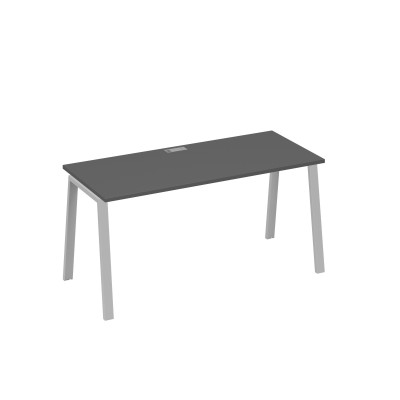 Стол письменный на металлокаркасе TRE антрацит премиум / металлокаркас серый А4 С3 015 АР