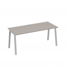 Стол письменный на металлокаркасе TRE мокко премиум / металлокаркас серый А4 С3 016 МП