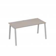 Стол письменный на металлокаркасе TRE мокко премиум / металлокаркас серый А4 С3 025 МП