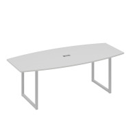 Переговорный стол 220 на каркасе QUATTRO серый / металлокаркас серый А4 С4 114 СЕ