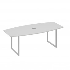 Переговорный стол 220 на каркасе QUATTRO серый / металлокаркас серый А4 С4 114 СЕ