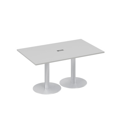 Стол 160 для переговоров на опорах-колоннах серый А4 ХР 121 СЕ