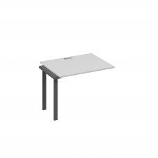 Секция 100 стола рабочей станции с каркасом UNO серый / металлокаркас антрацит А4 А1 022-1 СЕ