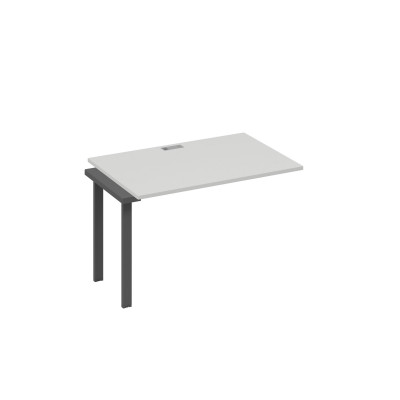 Секция 120 стола станции с опорами TRE серый / металлокаркас антрацит А4 А3 023-1 СЕ