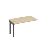 Секция стола 120 рабочей станции каркас TRE дуб скандинавский / металлокаркас антрацит А4 А3 024-1 ДК