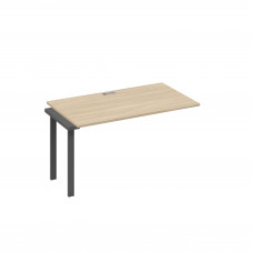 Секция стола 120 рабочей станции каркас TRE дуб скандинавский / металлокаркас антрацит А4 А3 024-1 ДК