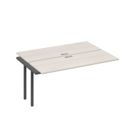 Секция станции 2х160 с каркасом QUATTRO дуб / металлокаркас антрацит А4 А4 172-1 ДШ