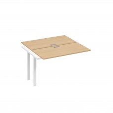 Секция станции на металлокаркасе UNO 2х120 натуральный дуб / металлокаркас белый А4 Б1 170-1 НД