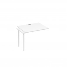 Секция стола рабочей станции каркас DUE белый премиум / металлокаркас белый А4 Б2 022-1 БП