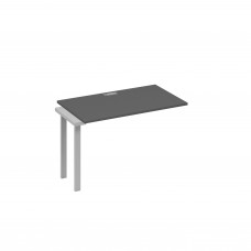 Секция 120 рабочей станции с каркасом TRE антрацит премиум / металлокаркас серый А4 С3 013-1 АР