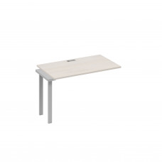 Секция 120 рабочей станции с каркасом TRE дуб / металлокаркас серый А4 С3 013-1 ДШ