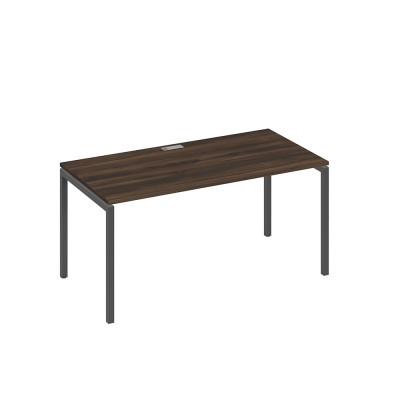 Стол письменный на металлокаркасе DUE дуб ристретто/ металлокаркас антрацит А4 А2 025 ДР