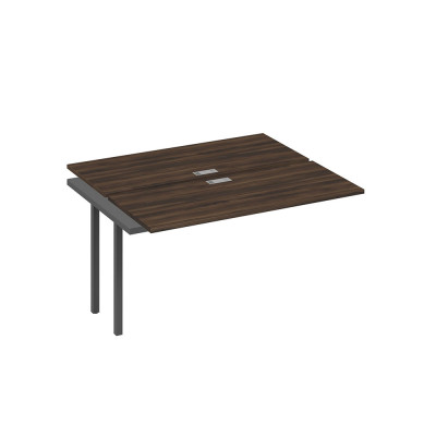 Секция рабочей станции на каркасе DUE (2х140) дуб ристретто/ металлокаркас антрацит А4 А2 171-1 ДР