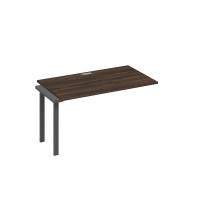 Секция стола 120 рабочей станции каркас TRE дуб ристретто/ металлокаркас антрацит А4 А3 024-1 ДР