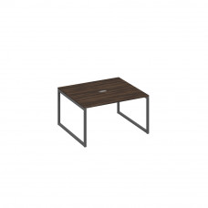 Стол 140 для переговоров каркас QUATTRO дуб ристретто/ металлокаркас антрацит А4 А4 132 ДР