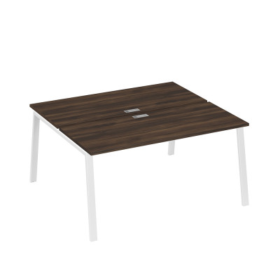 Станция 2х160 на опорах TRE дуб ристретто/ металлокаркас белый А4 Б3 175 ДР