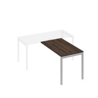 Брифинг-приставка каркас DUE металлический дуб ристретто/ металлокаркас серый А4 С2 074 ДР