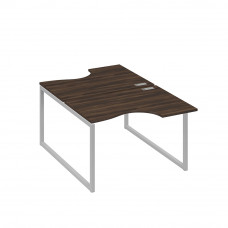 Рабочая станция столы Классика QUATTRO (2х120) дуб ристретто/ металлокаркас серый А4 С4 183 ДР